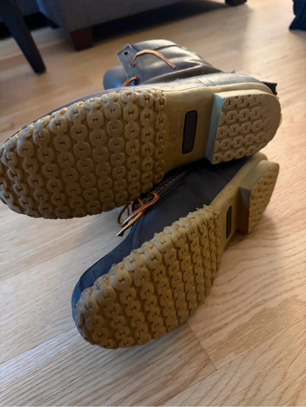 L.L. Bean Green Men's Duck Boots